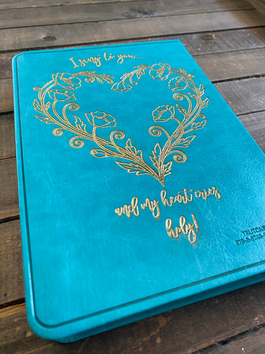 My heart cries holy- Teal ESV Compact Bible