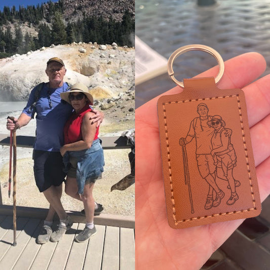 Custom Family Portrait Keychain