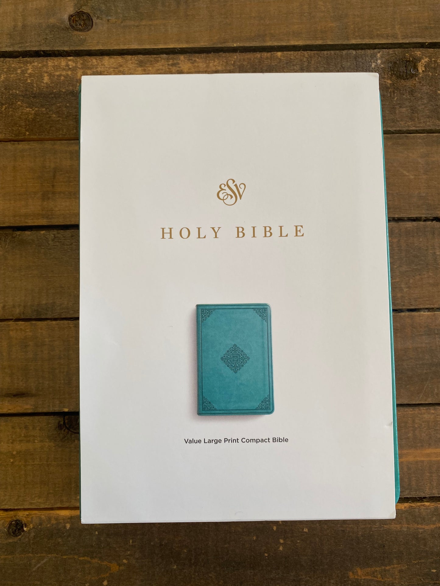 My heart cries holy- Teal ESV Compact Bible